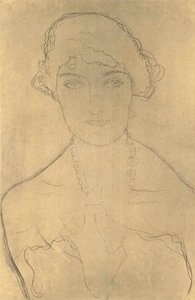 Retrato de frente con collar